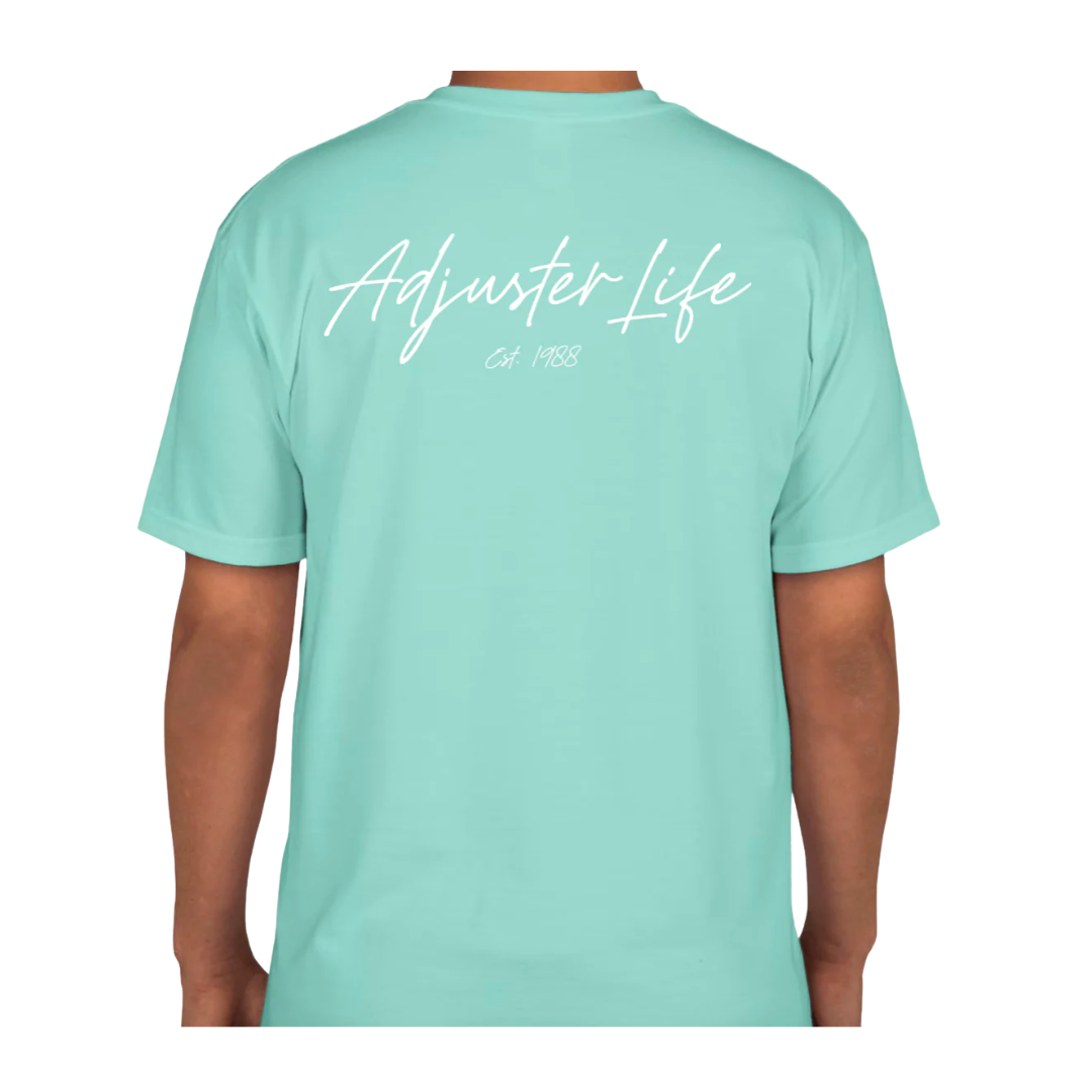 Adjuster Life Seafoam T-shirt